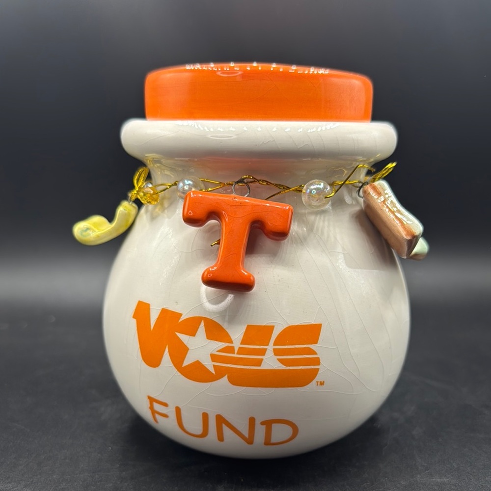 Orange and White Vols Fund Jar